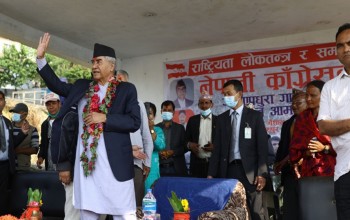 कांग्रेसका उम्मेदवारलाई जिताउन प्रधानमन्त्री देउवाको आग्रह 